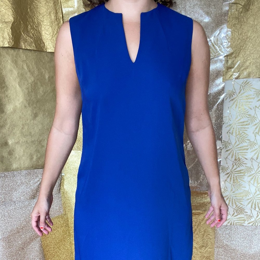 Blue Shift Dress - Medium